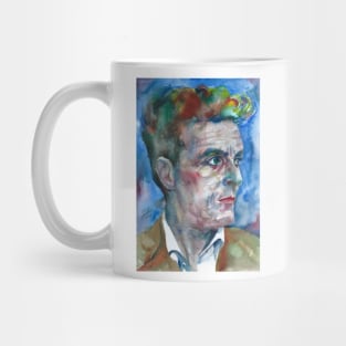 LUDWIG WITTGENSTEIN watercolor portrait .7 Mug